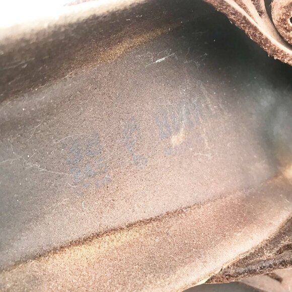 BIRKENSTOCK Granada Brown Leather Strap Flip Flop Sandals Womens 7.5 Boho Summer - Picture 12 of 13